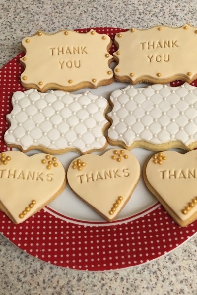 Decorated sugar cookies